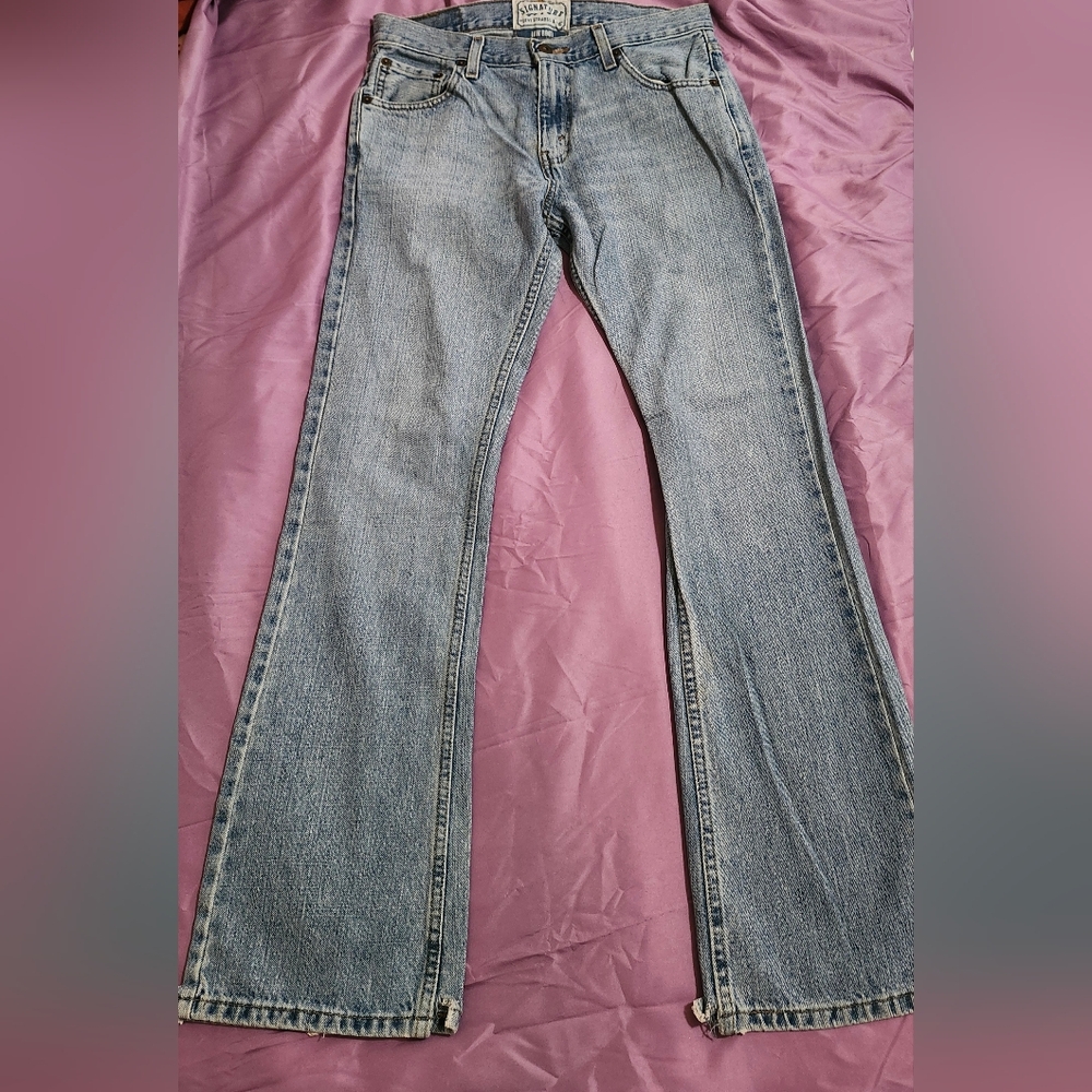 Levi Strauss Signature Low Boot Womens Jeans Size 8